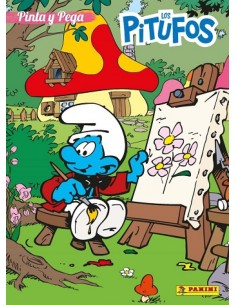 PINTA Y PEGA LOS PITUFOS