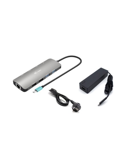 Metal USB-C Nano 2x Display Docking Station with PD 100 W + Charger 100W