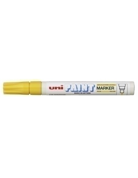 Pack 12 Unid. MARCADOR UNI-BALL UNI PAINT PX-20 AMARIL 545509000