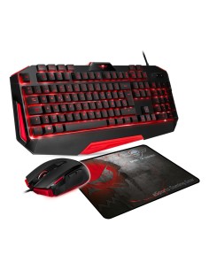 Pro MK3 teclado Ratón incluido Juego USB QWERTY Español Negro