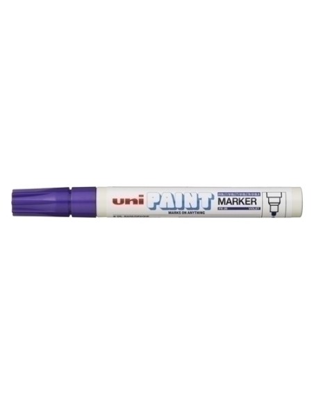 Pack 12 Unid. MARCADOR UNI-BALL UNI PAINT PX-20 VIOLET 545566000