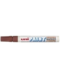 Pack 12 Unid. MARCADOR UNI-BALL UNI PAINT PX-20 MARRON 545590000