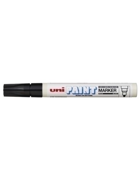 Pack 12 Unid. MARCADOR UNI-BALL UNI PAINT PX-20 NEGRO 545616000