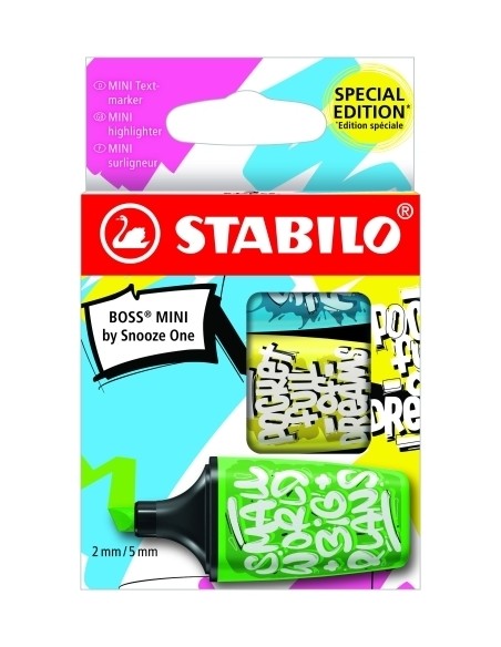 EST 3 MARCAD STABILO BOSS MINI BY SNOOZE ONE 2