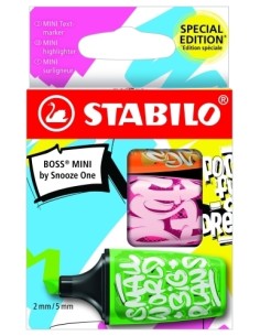 EST 3 MARCAD STABILO BOSS MINI BY SNOOZE ONE 1