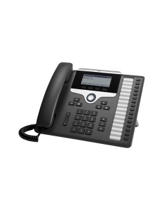 7861 teléfono IP Negro, Plata 16 líneas LCD