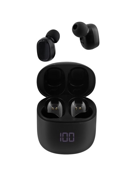 Onyx Auriculares True Wireless Stereo (TWS) Dentro de oído Llamadas/Música/Deporte/Uso diario USB Tipo C Bluetooth Negro