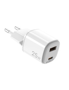 UPTC1USB1USBC25 cargador de dispositivo móvil Cámara digital, Micrófono, Smartphone, Tableta, Teléfono Blanco USB Interior
