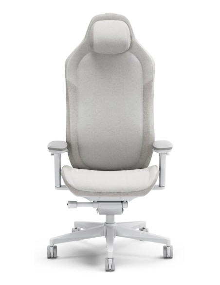 FD-CH-RE1F-02 silla para videojuegos Silla para videojuegos de PC Asiento acolchado Blanco