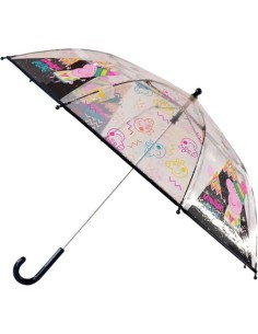 PARAGUAS MANUAL 48CM PEPPA PIG TRANSPARENTE