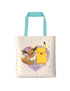 BOLSA DE TELA COLECCION POKEMON FLOWERS