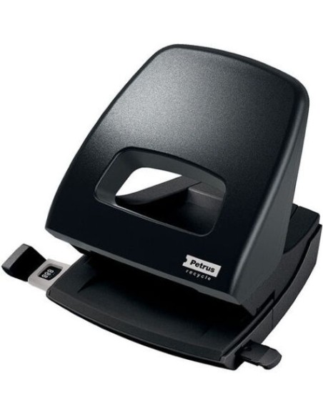 Taladro petrus 85 recycle color negro capacidad 25 hojas