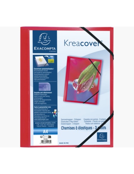 55185E carpeta Polipropileno (PP) Rojo A4