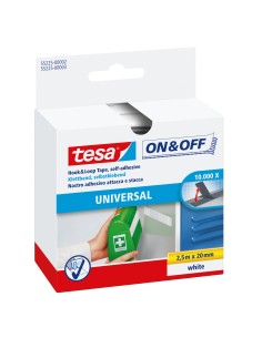 55225-02 velcro Blanco 1 pieza(s)