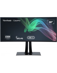 VP3881A pantalla para PC 96,5 cm (38") 3840 x 1600 Pixeles Quad HD+ LED Negro