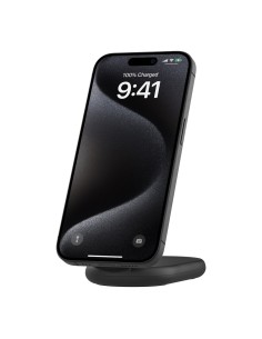 BoostCharge Auriculares, Smartphone Negro USB Cargador inalámbrico Carga rápida Interior