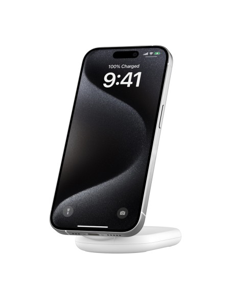 BoostCharge Auriculares, Smartphone Blanco USB Cargador inalámbrico Carga rápida Interior