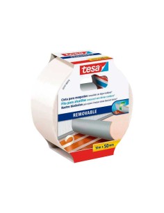 CINTA ADH. TESA REMOVIBLE MOQUETAS 50MMX10M BL