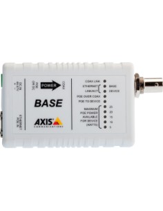 Base de PoE+ a través de cable coaxial T8641