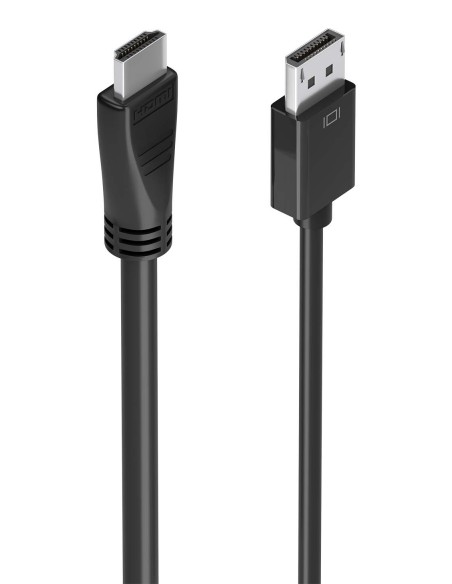 Cable conversor DisplayPort a HDMI 4K@60Hz, DP/M-HDMI/M, Negro, 5.0m