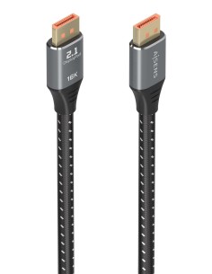 Cable DisplayPort V2.1 16K@60Hz 80 Gbps, DP/M-DP/M, Negro, 2.0m