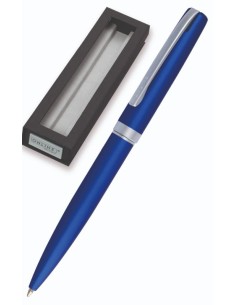 ESTUCHE BOLIGRAFO ELEGANZA SATIN AZUL