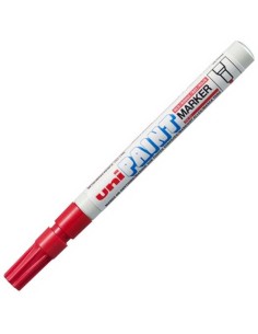 UNIBALL MARCADOR PAINT PX-21L ROJO -12U-