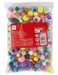BOLSA 300 BOLAS CUENTAS PLASTICO MAXI