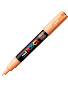 MARCADOR UNI POSCA PC1M COLOR NARANJA CLARO PUNTA 07MM