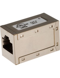 5503-771 cambiador de género para cable RJ-45 Acero pulido