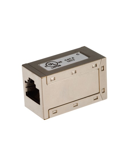5503-771 cambiador de género para cable RJ-45 Acero pulido