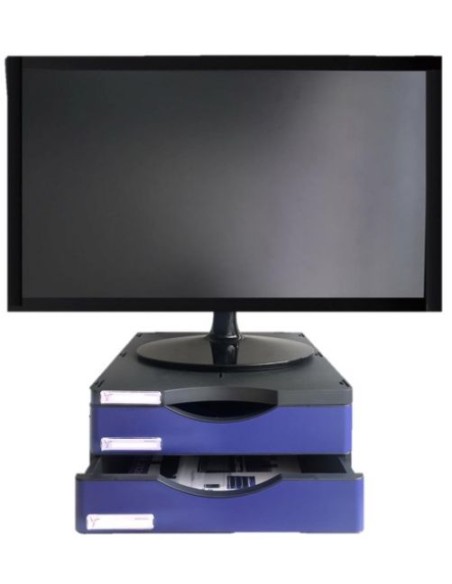 6611M1 AZ soporte para monitor Piso Negro