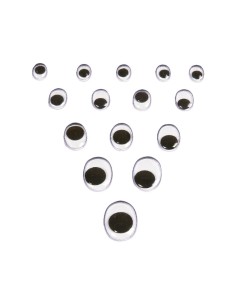 B.100UN OJOS MOVILES 5 TAMAÑOS NIEFENVER 0700117