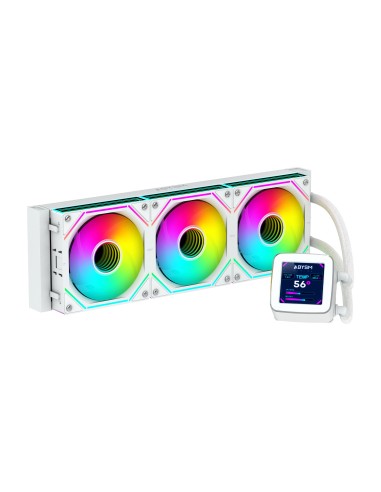 Oceanic LCD 360 ARGB Procesador Kit de refrigeración líquida 12 cm Blanco 1 pieza(s)