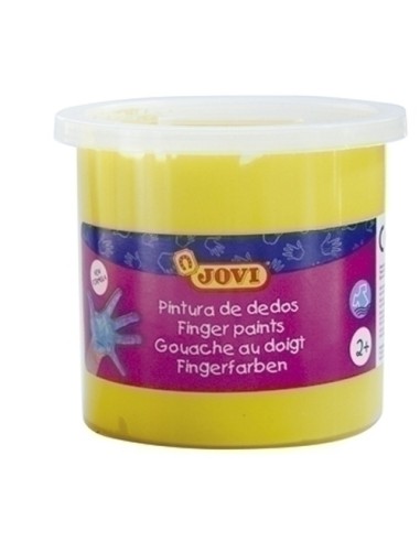 PINTURA DEDOS JOVI 125 ml AMARILLO - Pack de 5 unidades