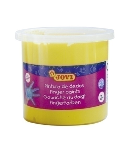 PINTURA DEDOS JOVI 125 ml AMARILLO - Pack de 5 unidades