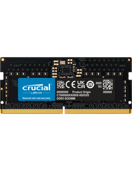 8GB (1x8GB) DDR5-5600 CL 46 SO-DIMM RAM Notebook Speicher módulo de memoria 5600 MHz ECC