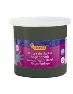 PINTURA DEDOS JOVI 125 ml NEGRO - Pack de 5 unidades
