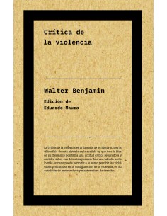 Critica de la violencia NE