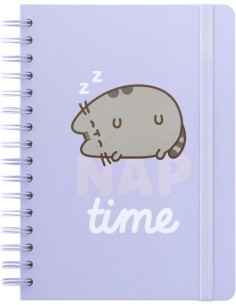 CUADERNO TAPA FORRADA A5 PUSHEEN MOMENTS COLLECTION