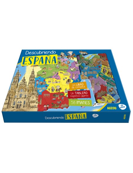 Descubriendo Espana Atlas tablero magnetico