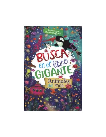 BUSCA EN EL LIBRO GIGANTE ANIMALES DEL MAR