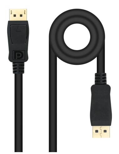 Cable DisplayPort 1.4, DP/M - DP/M, Negro, 1.5 m