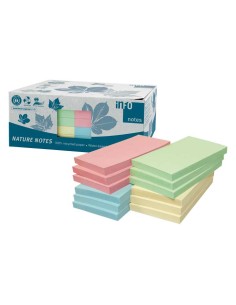 C. 12 TACOS NOTAS ADH RECICLADAS COLORES 125X75