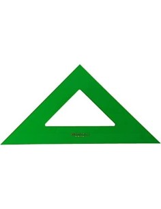 FABER - CASTELL ESCUADRA SIN GRADUAR 16CM VERDE