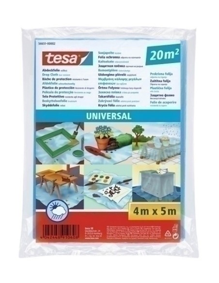 PLASTICO TESA DE CUBRICION UNIVERSAL 4x5