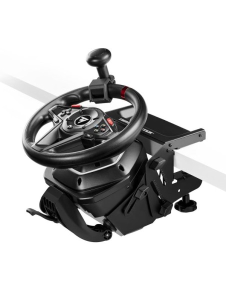 T128 Negro USB Volante + Pedales Analógico PC, Xbox