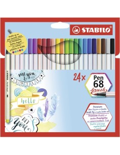 Pen 68 brush rotulador Multicolor 24 pieza(s)
