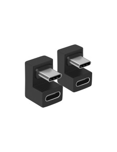 133476 cambiador de género para cable USB C Negro