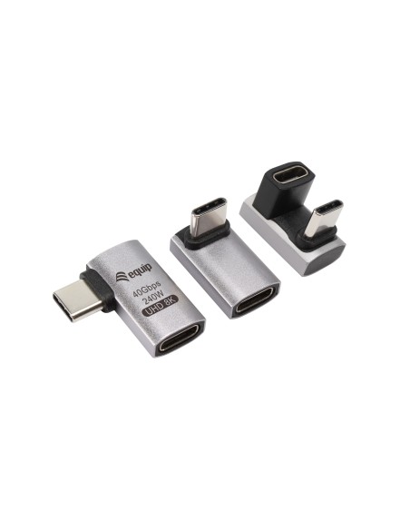 133478 cambiador de género para cable USB C Negro, Gris